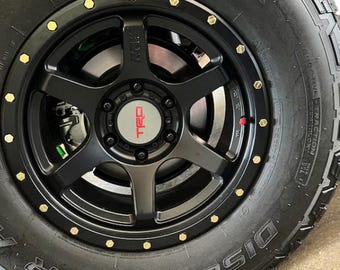 Tundra TRD PRO Wheel Decals (2022-2025) – Customizable Vinyl Center Cap Overlay