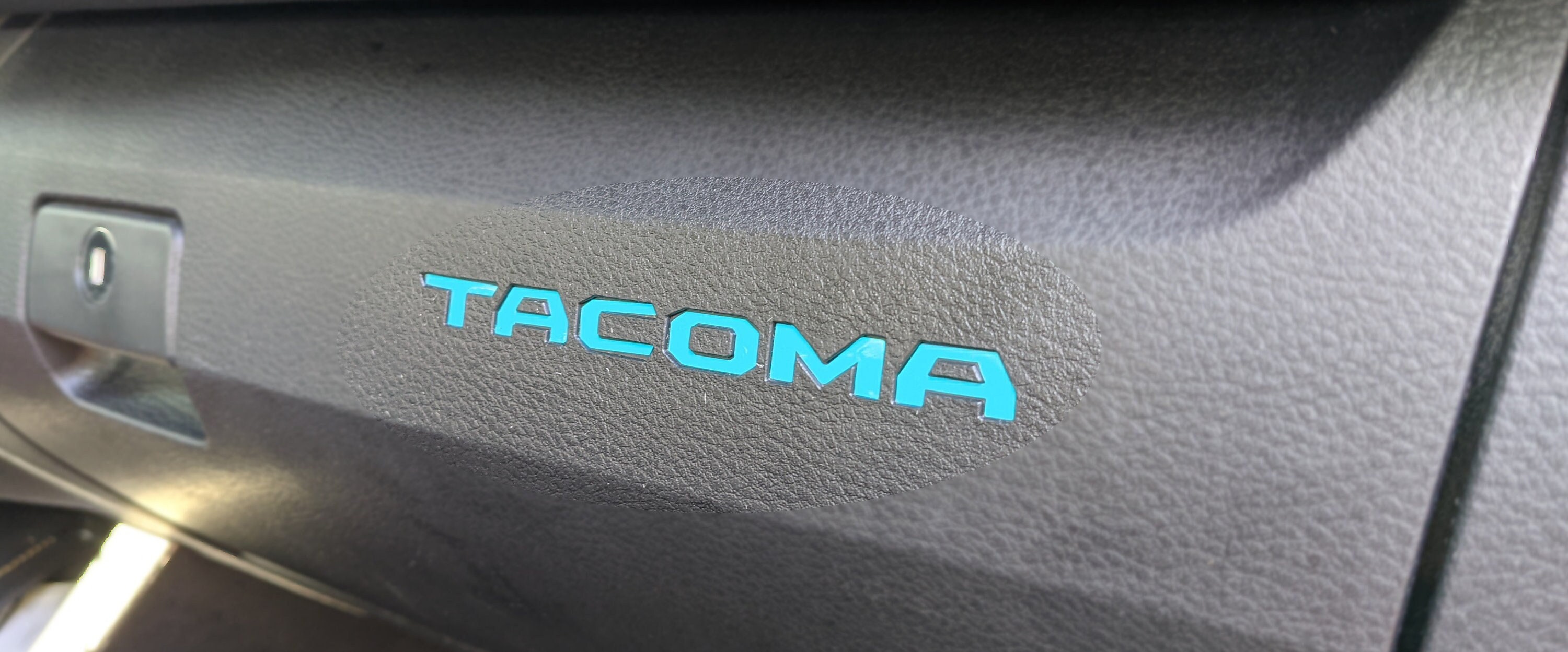 Tacoma Glove Box Decal: Interior Vinyl Inlay (2016-2023)