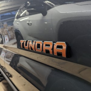 Toyota Side Door Emblem Overlay Decals 2022-2024 - Custom TRD Pro Tundra Accessories (SKU#4)