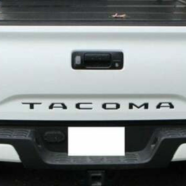 2016-2023 (NOT 2024+) Toyota "TACOMA" Tailgate Logo Letter Inlays