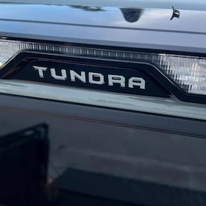 2022-2024 Toyota Tundra Third Brake Light Decal Inlays - Custom Center Emblem Overlay for TRD PRO (SKU#0)