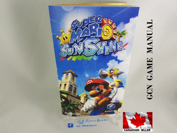 lotería Digno Autonomía SUPER Mario SUNSHINE GCN Nintendo Game Cube Replacement - Etsy España
