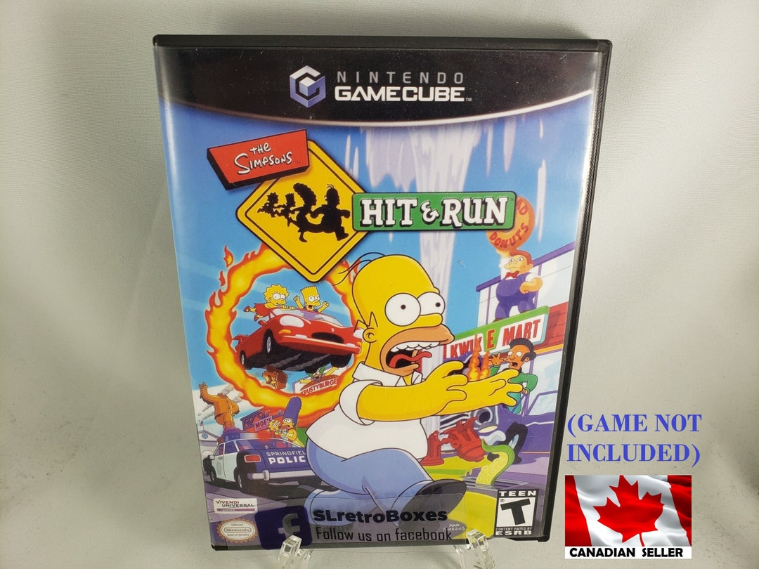 Simpsons HIT & RUN GCN Nintendo Gamecube Reprinted Covers - Etsy Finland