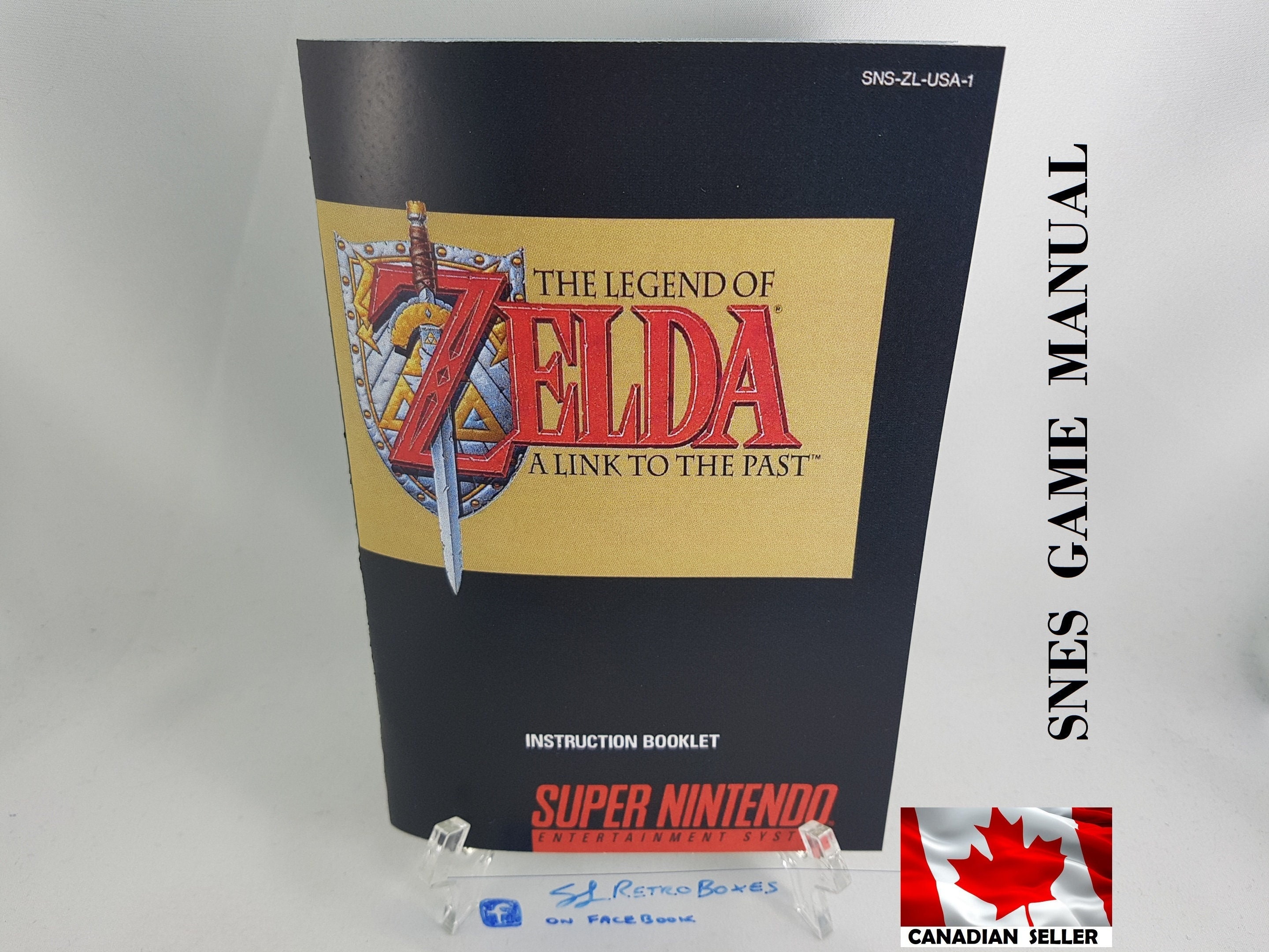 Legend of Zelda A LINK to the PAST SNES Super Nintendo - Etsy