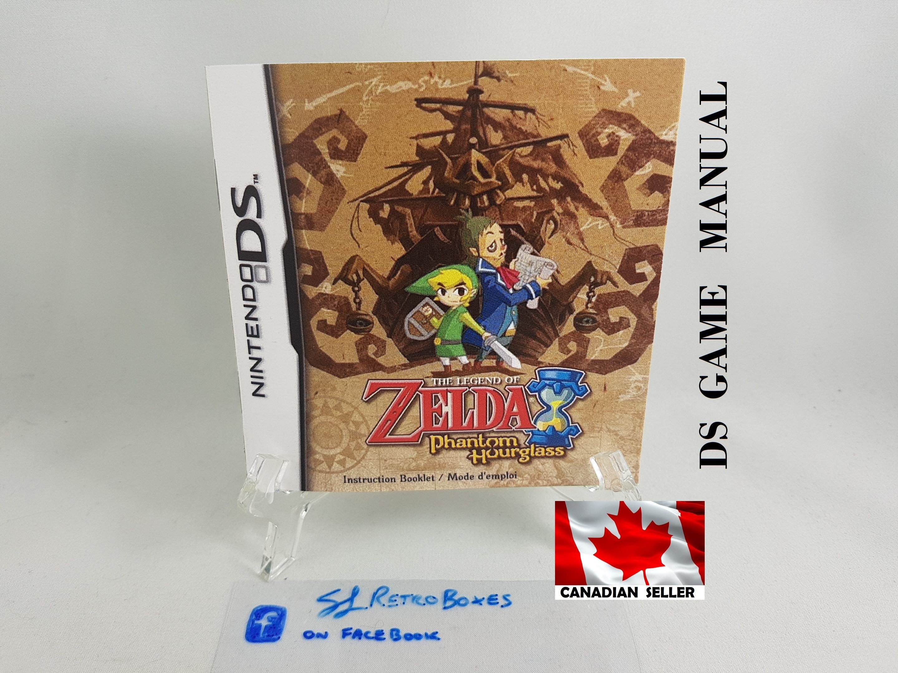 Legend of Zelda PHANTOM Hourglass NDS Nintendo DS - Etsy Norway