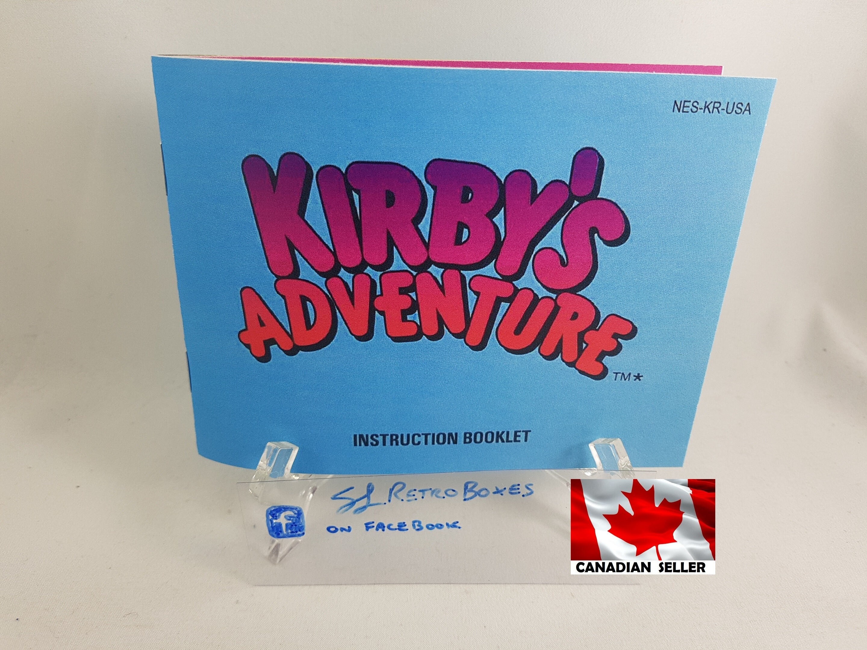 Ranking TOP3 Kirby's Adventure Nintendo NES Manual Only Instruction