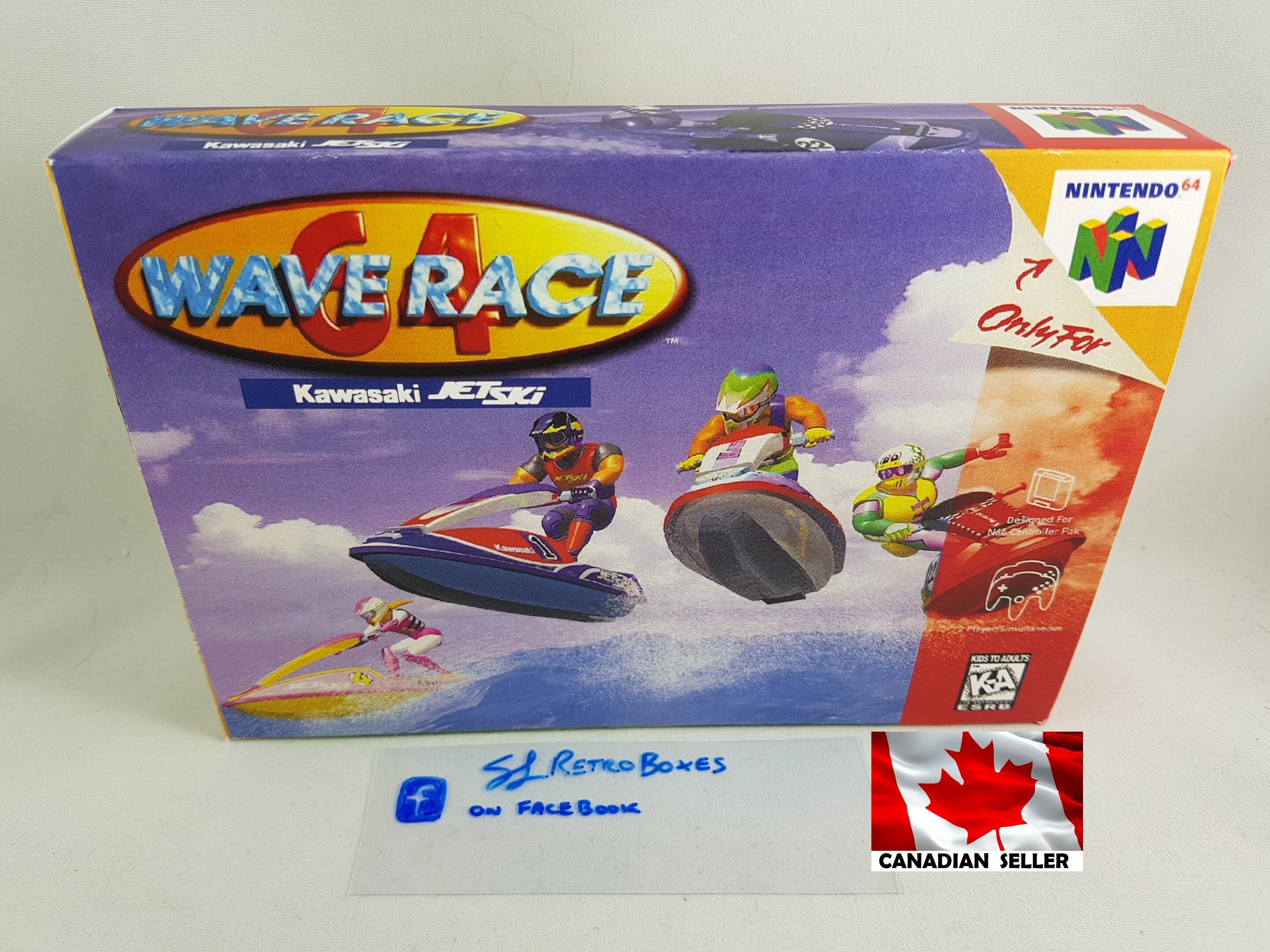 Wave Race 64 KAWASAKI JET SKI N64 Nintendo 64 Replacement - Etsy India