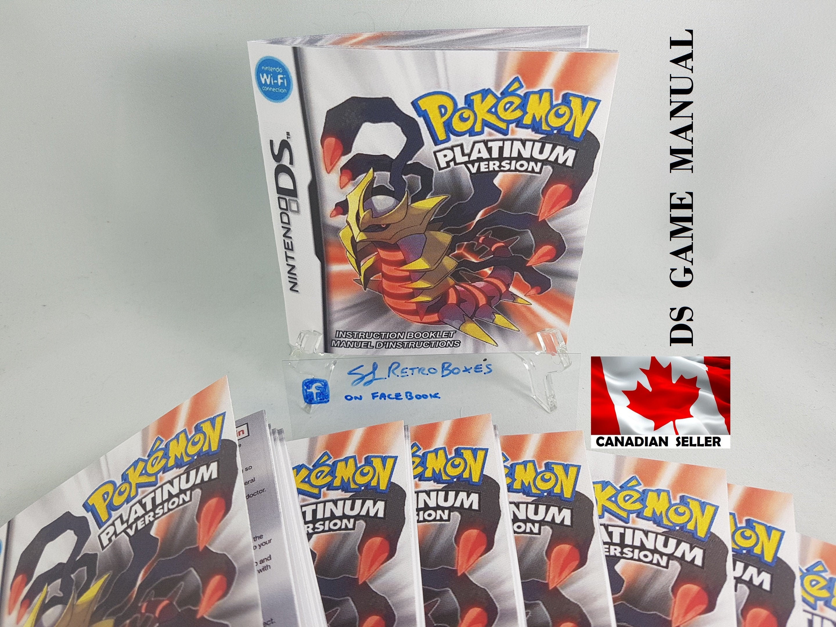 Pokemon Platinum NDS Nintendo Ds Replacement Game - Etsy