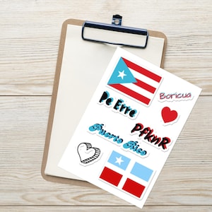 Puerto Rico - Sticker Sheet