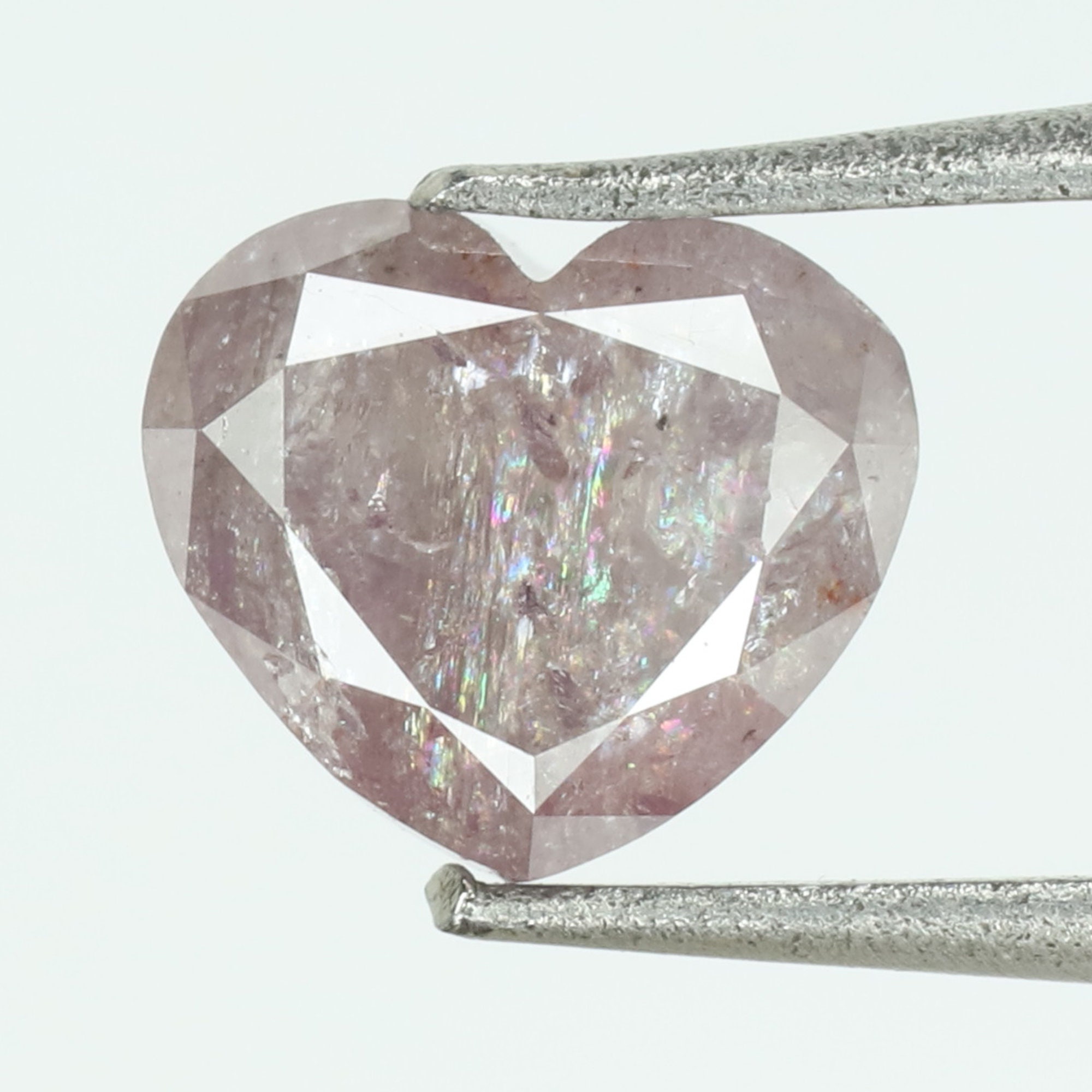 0.77 CT Pink Color Heart Diamond Natural loose Diamond Etsy
