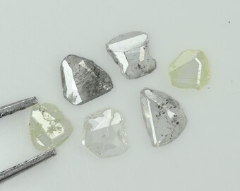 1.30 CT/9 Pcs Rosecut Polki Shape Natural loose Diamond White Color Wedding Ring Pendant Earring Jewelry Rings PO-24