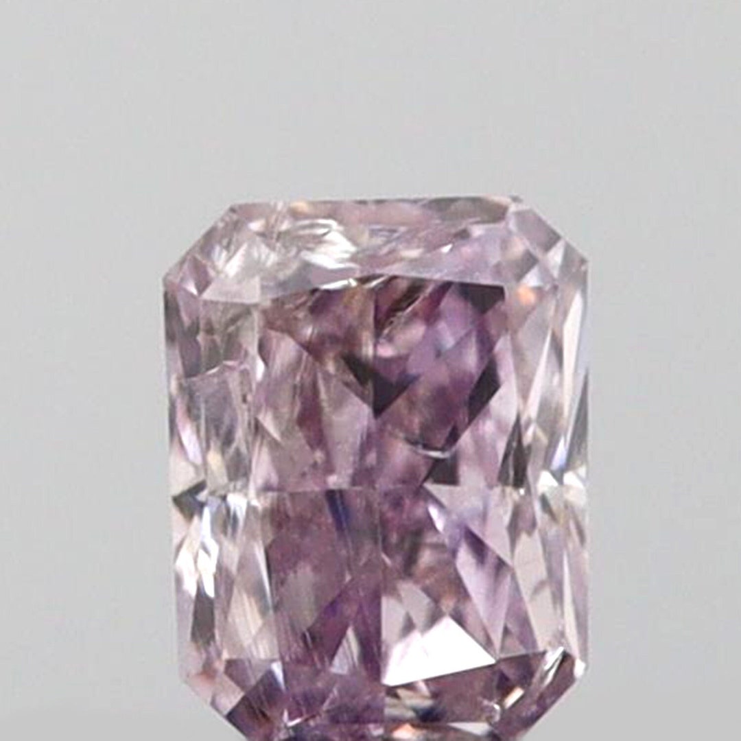 0.10 CT Pink Color Radiant Diamond Natural Loose Diamond Etsy