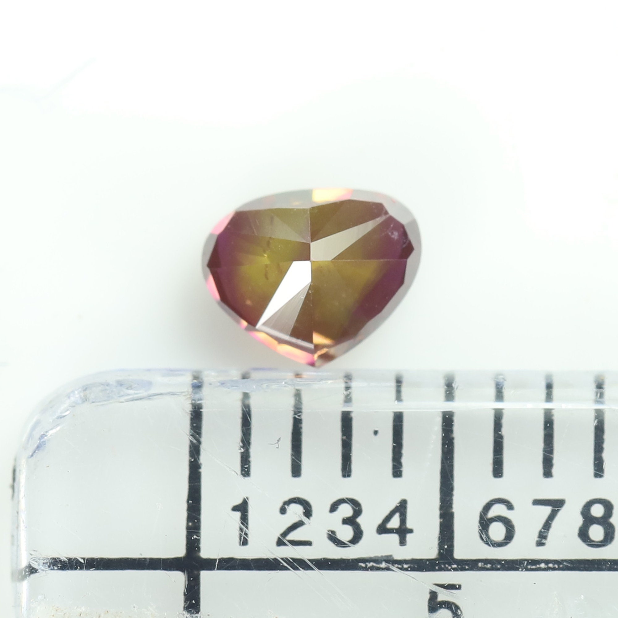 0.32 CT Pink Color Heart Diamond Natural loose Diamond Etsy