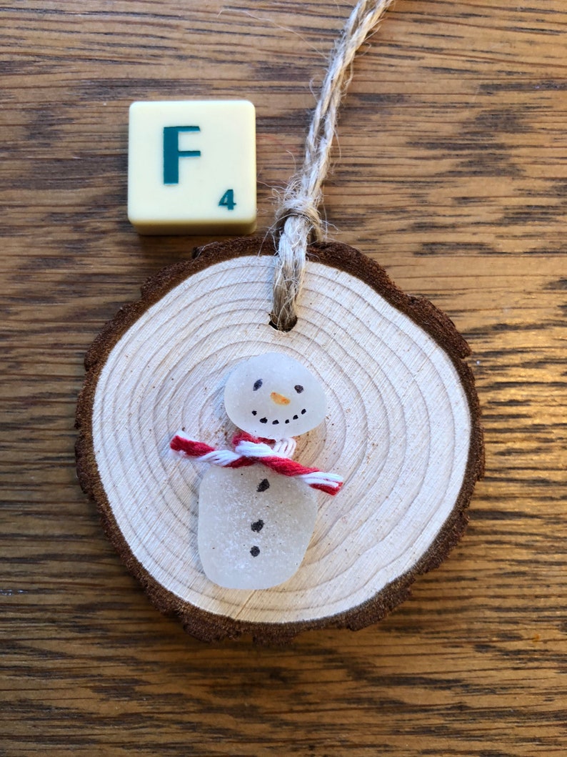 Handmade Sea Glass Christmas Decorations Etsy UK