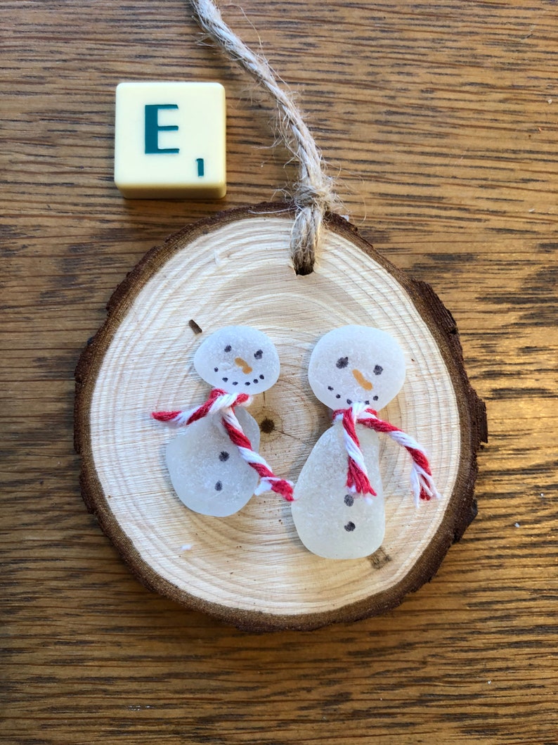 Handmade Sea Glass Christmas Decorations Etsy UK