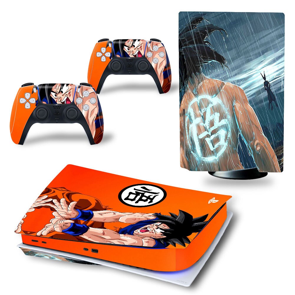 PS5 Skin Dragon Ball Goku vs Beerus Vinyl Decal Full Wrap Etsy
