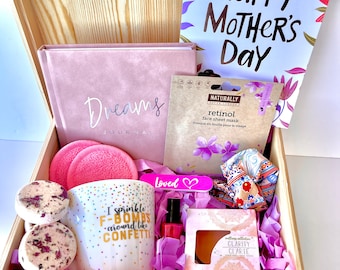 Mothers Day Gift Box - Self Care Spa Gift Set For Her - Mental Health Care Package - For Wife, New Mom To Be | DREAM COURAGEOUSLY