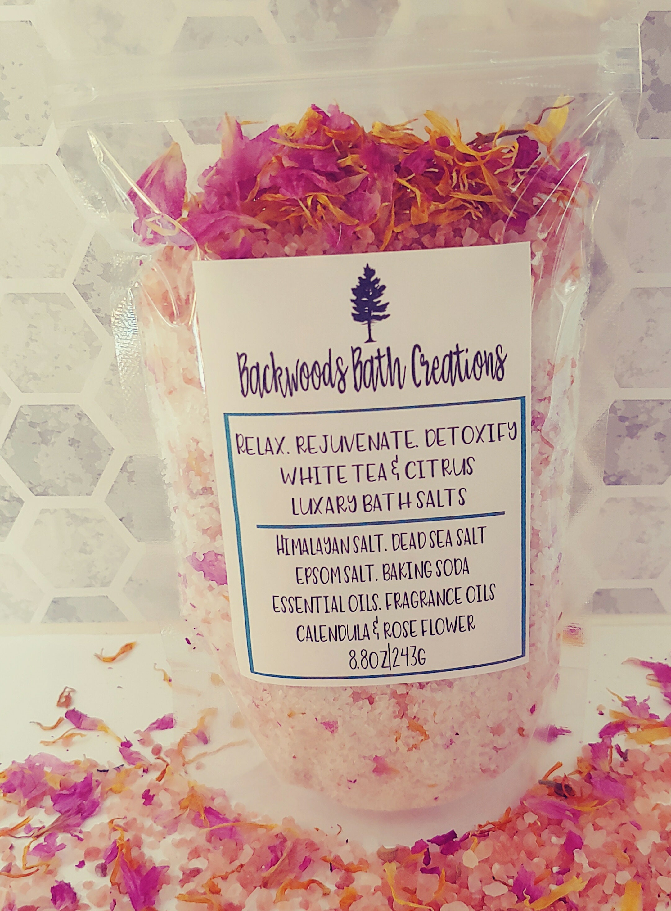 Luxury Bath Salts Relax&Rejuvenate Etsy