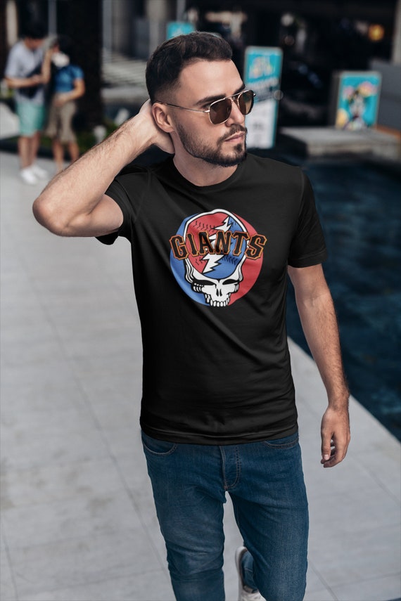 Grateful Dead SF Giants New Vtg Black 
