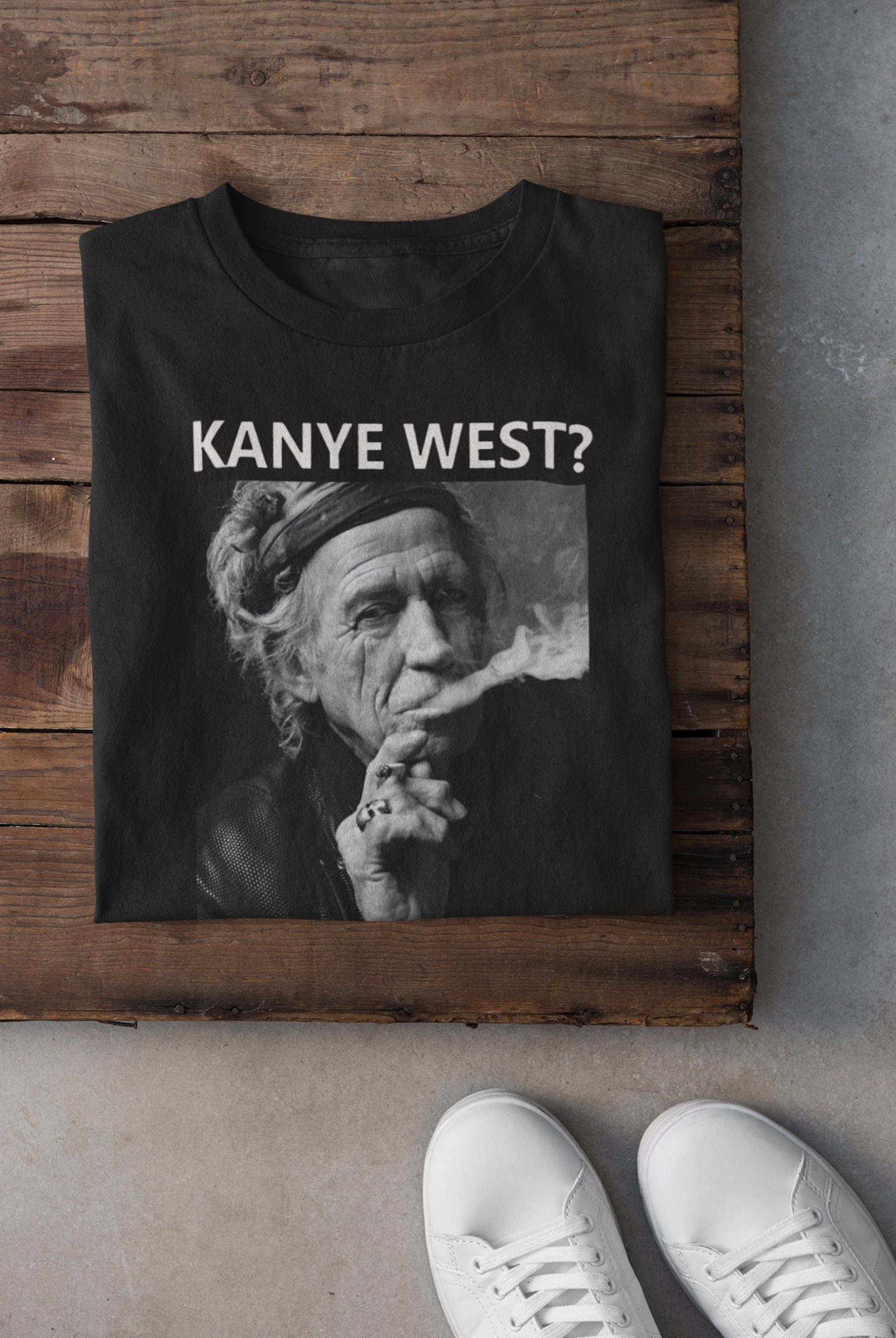 Discover Keith Richards Kanye T-Shirt