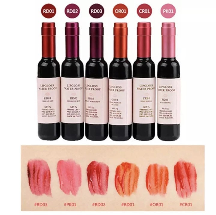 Wine Bottle/Color Lip Gloss Lip Tint Waterproof Etsy