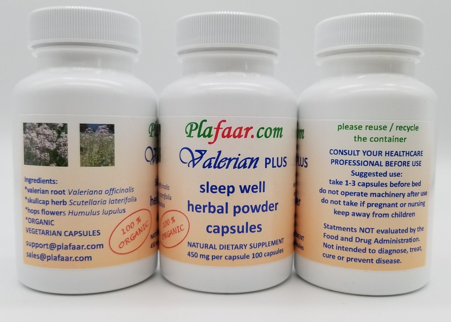 Valerian Plus Sleepwell Herbal Capsules Etsy