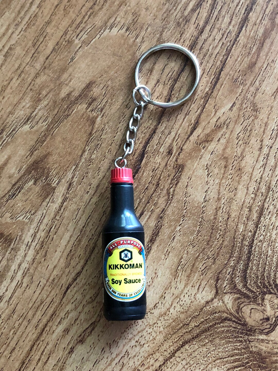 Kikkoman Soy Sauce Keychain Etsy