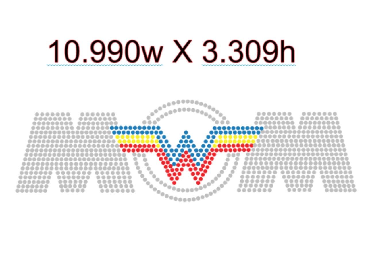 Ss10 Layout Wonder Mom, Rhinestone Design Template, SS10, 10.990w X 3.309h - Etsy
