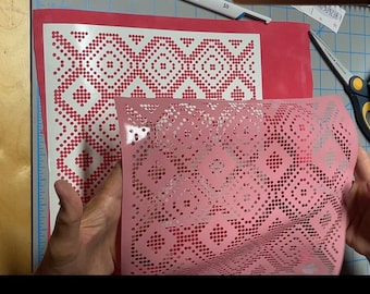 Rhinestone Flock Template