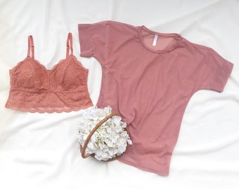 Elegant Tulle Mesh Shirt - Perfect for Bralettes