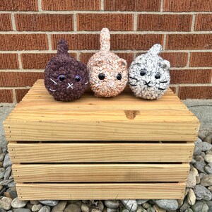 Crochet Cat Plush | Amigurumi Kitty Toy | Stuffed Cat Doll | Cute Yarn Pet | Whimsical Feline Gift