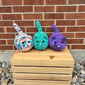 Crochet Cat Plush | Amigurumi Kitty Toy | Stuffed Cat Doll | Cute Yarn Pet | Whimsical Feline Gift