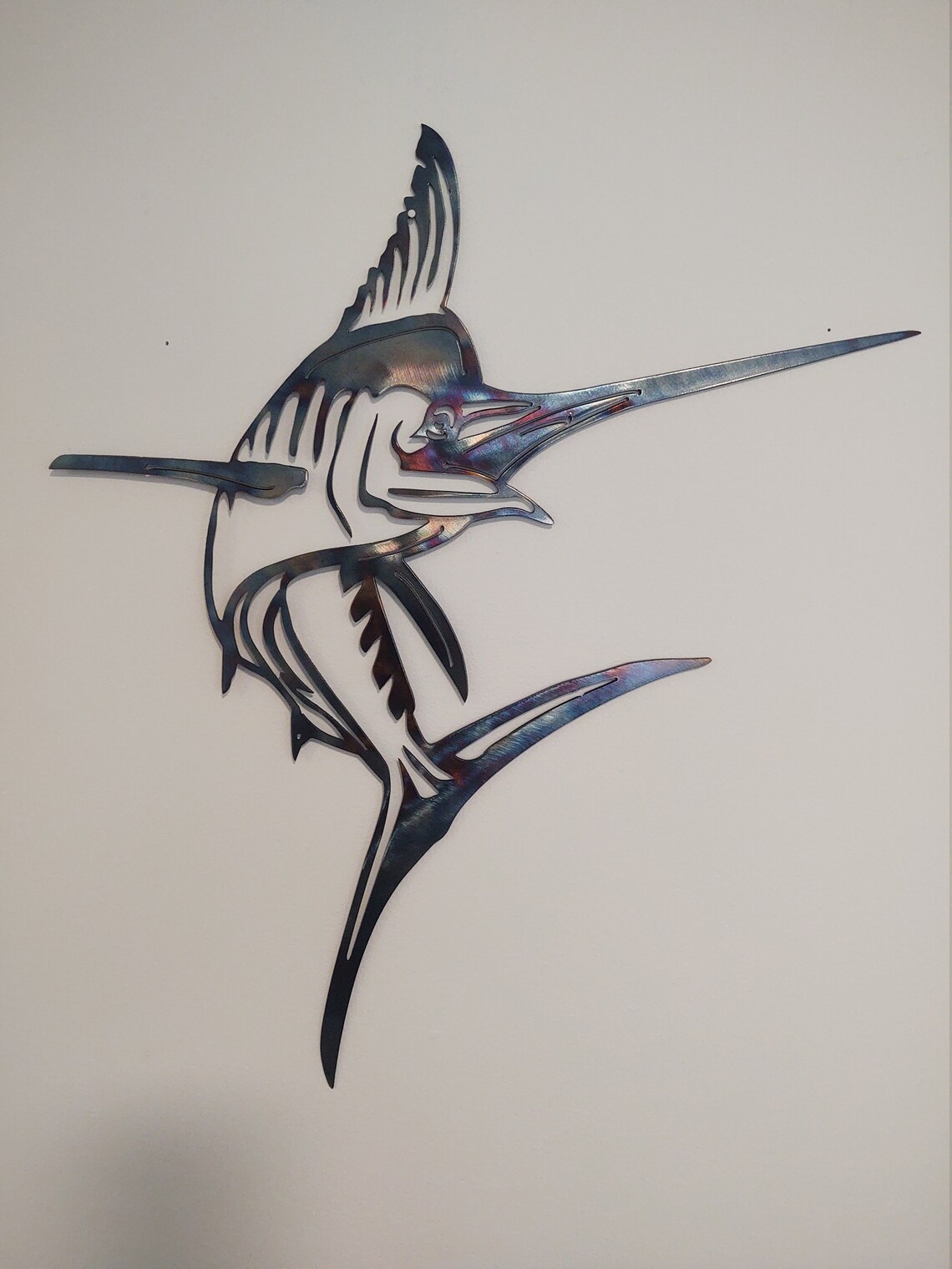 Blue Marlin Wall Art | Etsy