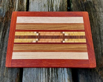 Serving Tray | Cheese Board | Cutting Board | Charcuterie Board | Handmade from exotic hardwoods