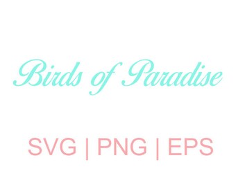 Paradise Font Etsy