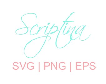 Scriptina Font Etsy
