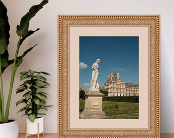 Paris Digital Print – Instant Download | Louvre Wall Art | Paris Cityscape Printable Poster | Travel Decor, French Aesthetic
