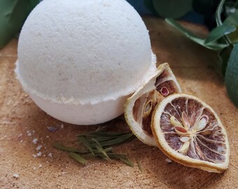 Lemon Verbena Bath Bomb | Handmade Vegan Essential Oil Blend