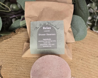 Lavender Shower Steamer | Vegan Aromatherapy, Relaxation Spa Gift