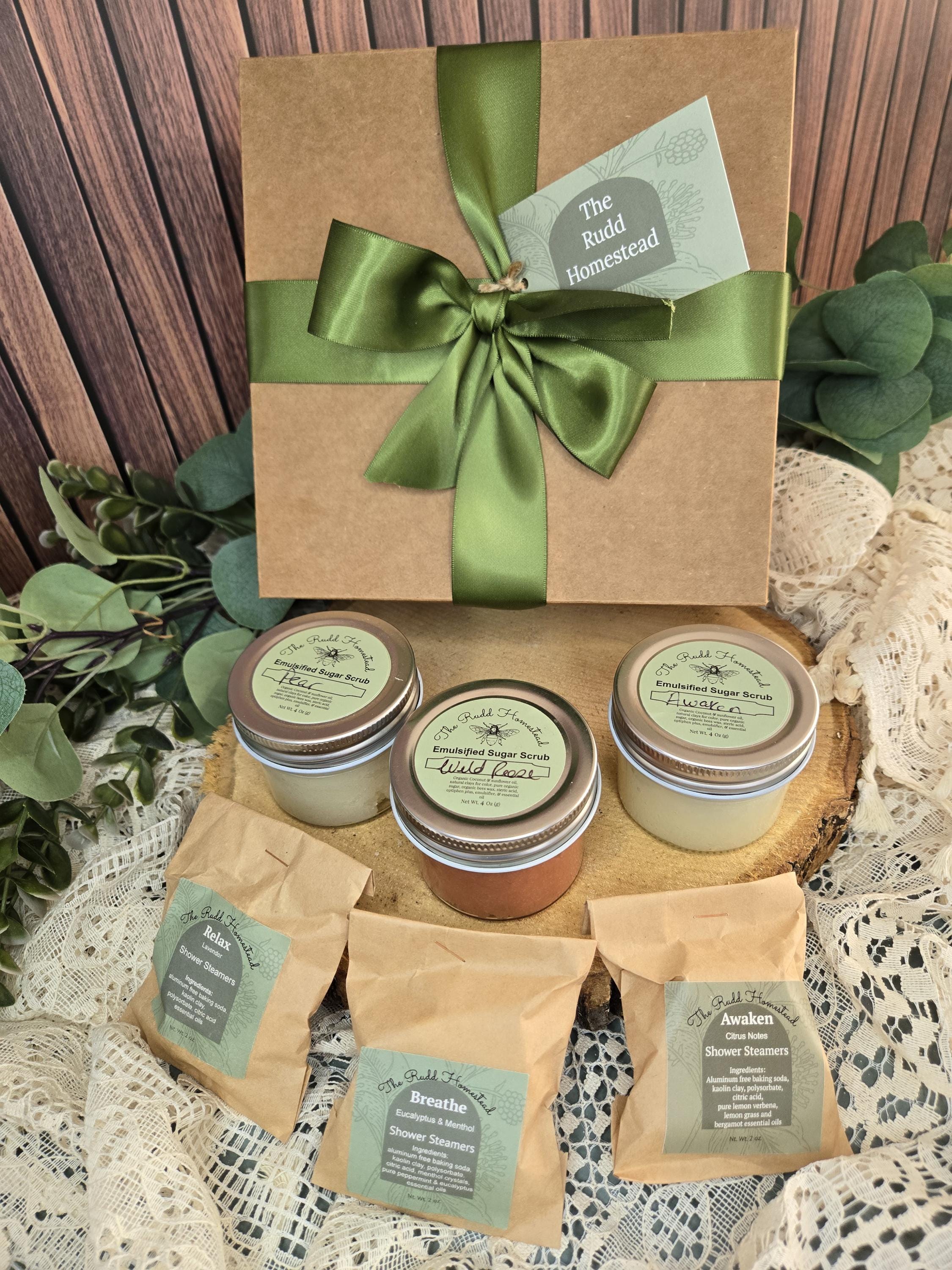 Blissful Relaxation Spa Gift Set | Organic Handmade | Shower
