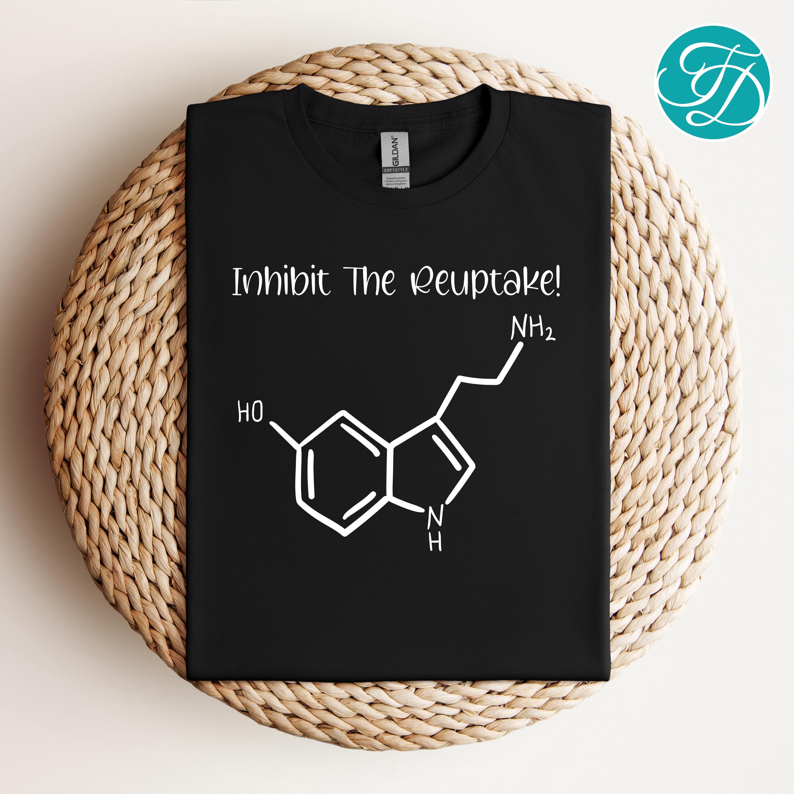 Serotonin Molecule Shirt: Mental Health, Neurotransmitter Tee