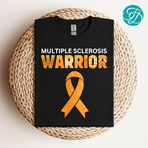 Multiple Sclerosis Warrior Shirt: MS Awareness Ribbon Tee