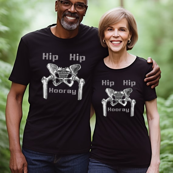 Hip Replacement Gift T-Shirt: Hip Hip Hooray Bones Shirt Hip Replacement Gift T-Shirt: Hip Hip Hooray Bones Shirt
