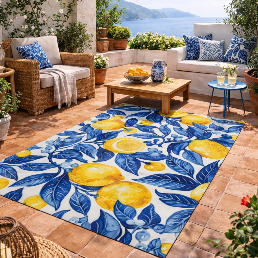 MONES GARDEN VINTAGE RUG モネの庭 タペストリー MONES GARDEN