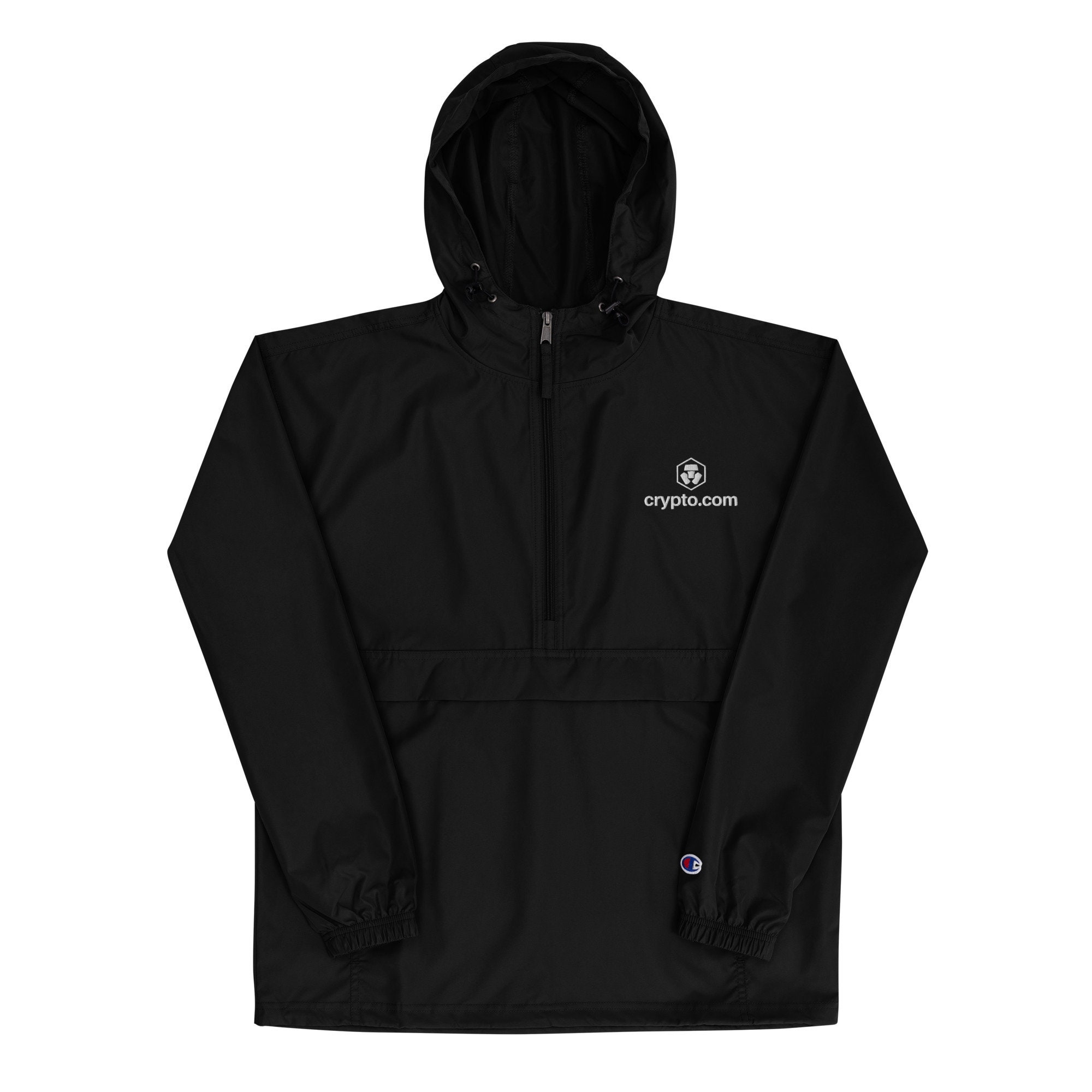 Crypto.com Embroidered Champion Packable Jacket: Wind & Rain Resistant CRO  CRONOS Apparel - Etsy