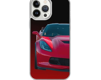 Corvette iPhone Case, iPhone 15, 14, 13, 12 Pro Max, iPhone 11 Pro Max, iPhone 12 Mini, iPhone XR, X, XS, iPhone 8, Corvette Gift