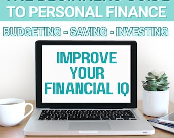 Beginner Personal Finance Guide: Printable Budget Planner & Money Workbook (PDF Download)