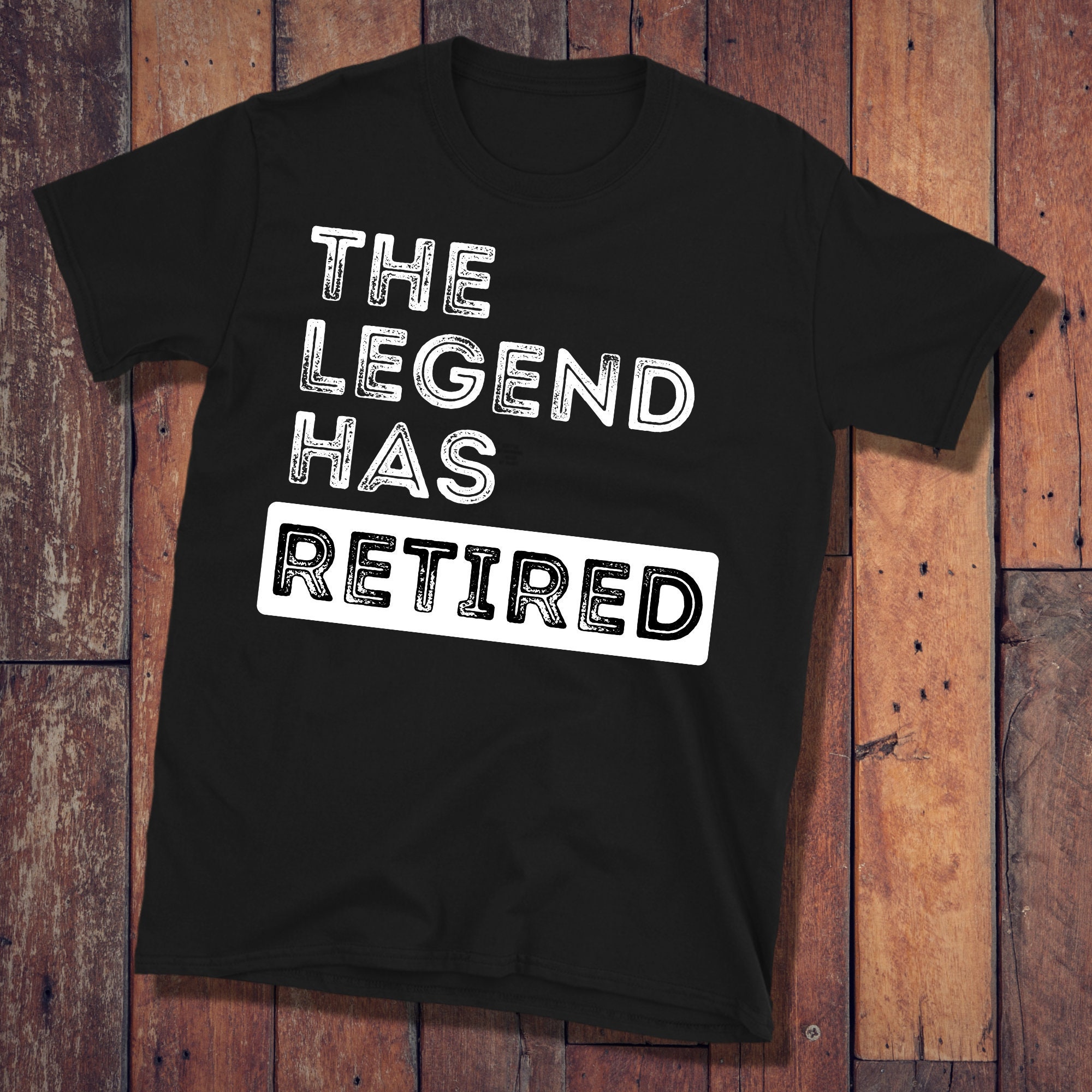 The legend has retired TShirt Retirement shirt funny Etsy