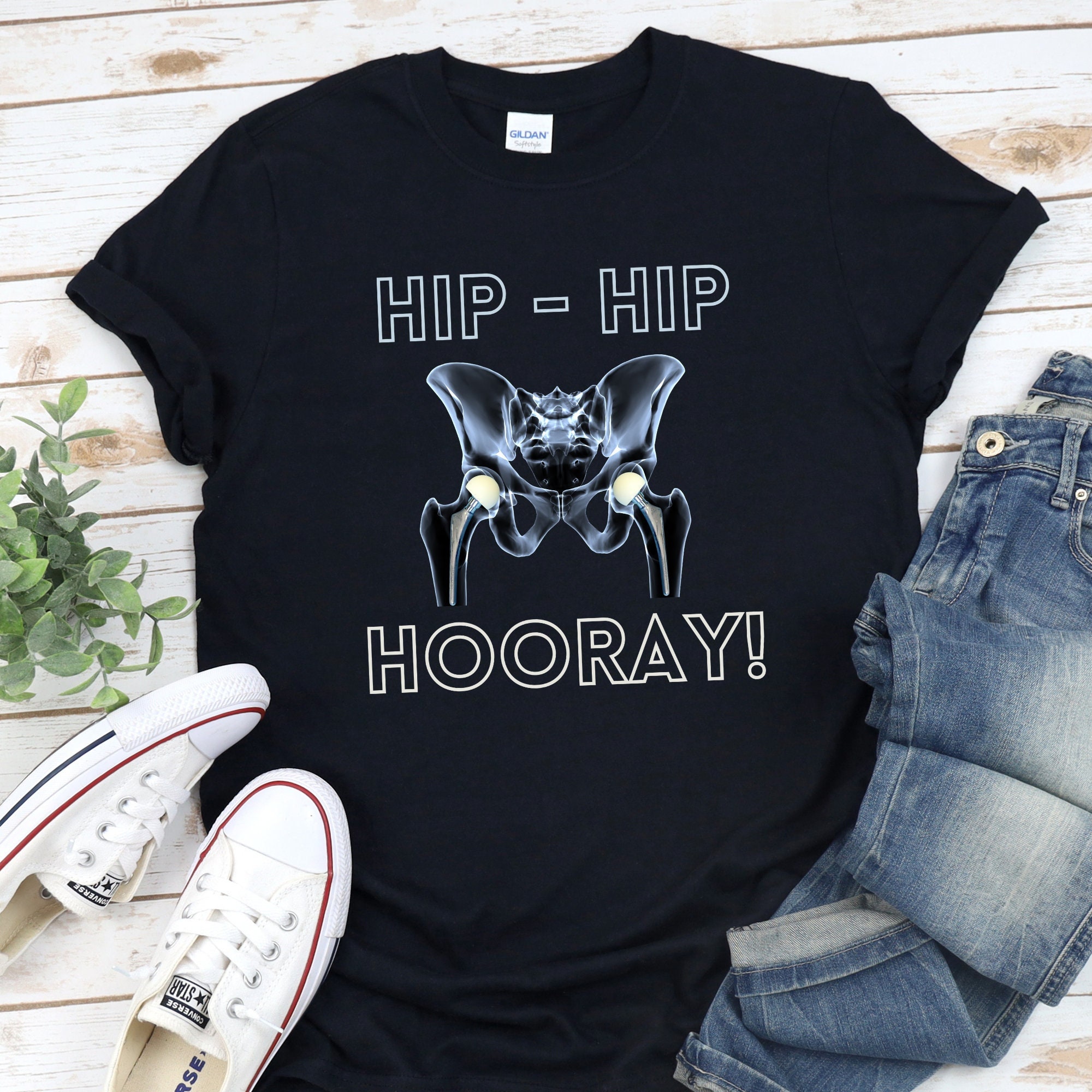Hip Hip Hooray Shirt, Hip Replacement Gift, Funny Anatomy Shirt ...