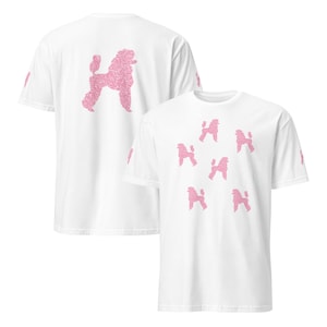Pink Poodle T-Shirt: 50&#39;s Style Costume Tee